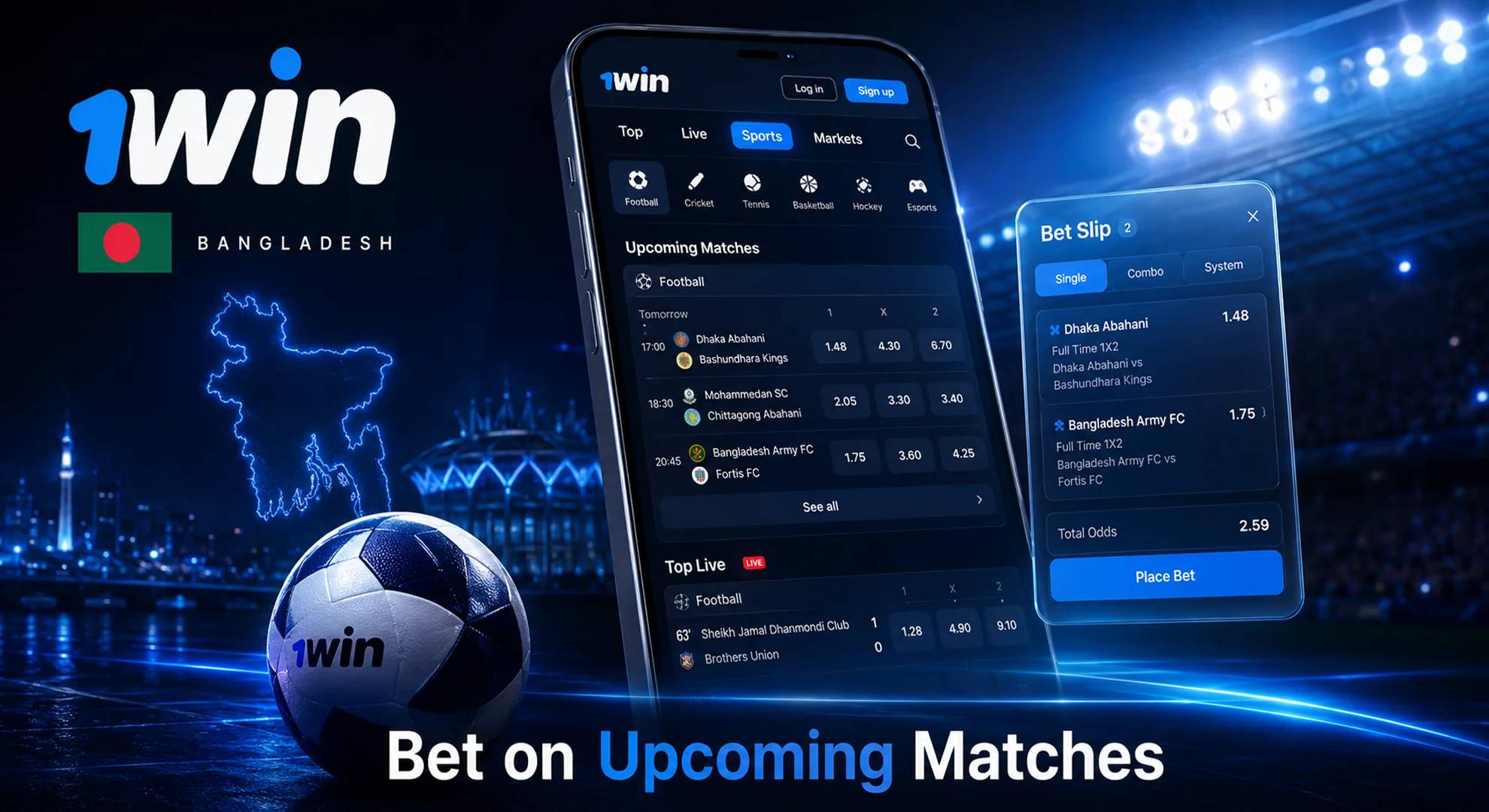 betting on upcoming matches