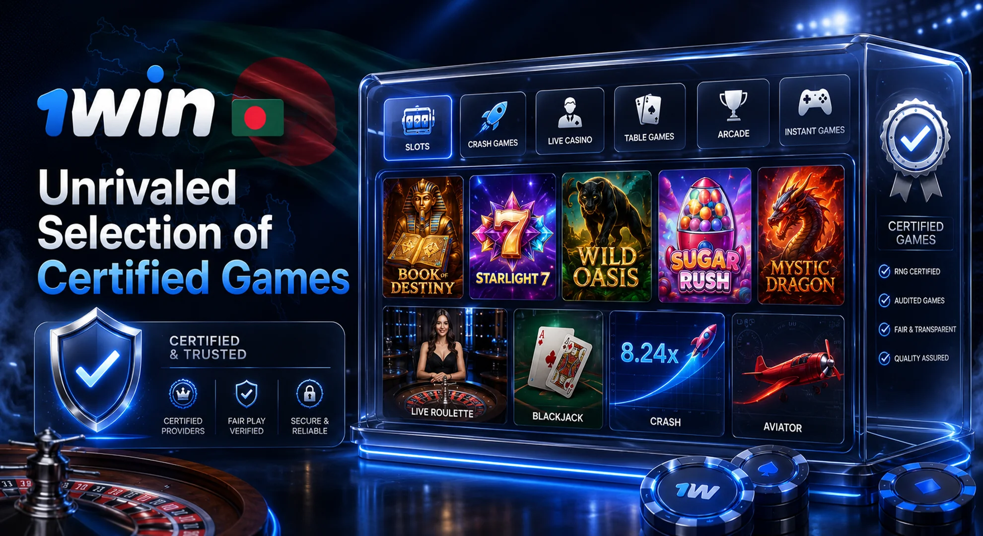 unrivaled selection of certified games